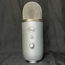 Blue Yeti Microphone W/ Sterling Pf1 Pop Filter & Musician’s Gear Mic Stand