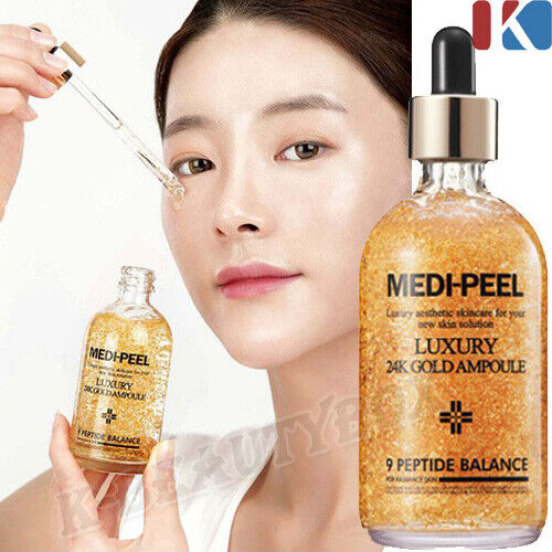 MEDI PEEL Luxury 24K Gold Ampoule 100ml Moisturizing Ampoule Korean Cosmetics - Afbeelding 1 van 12