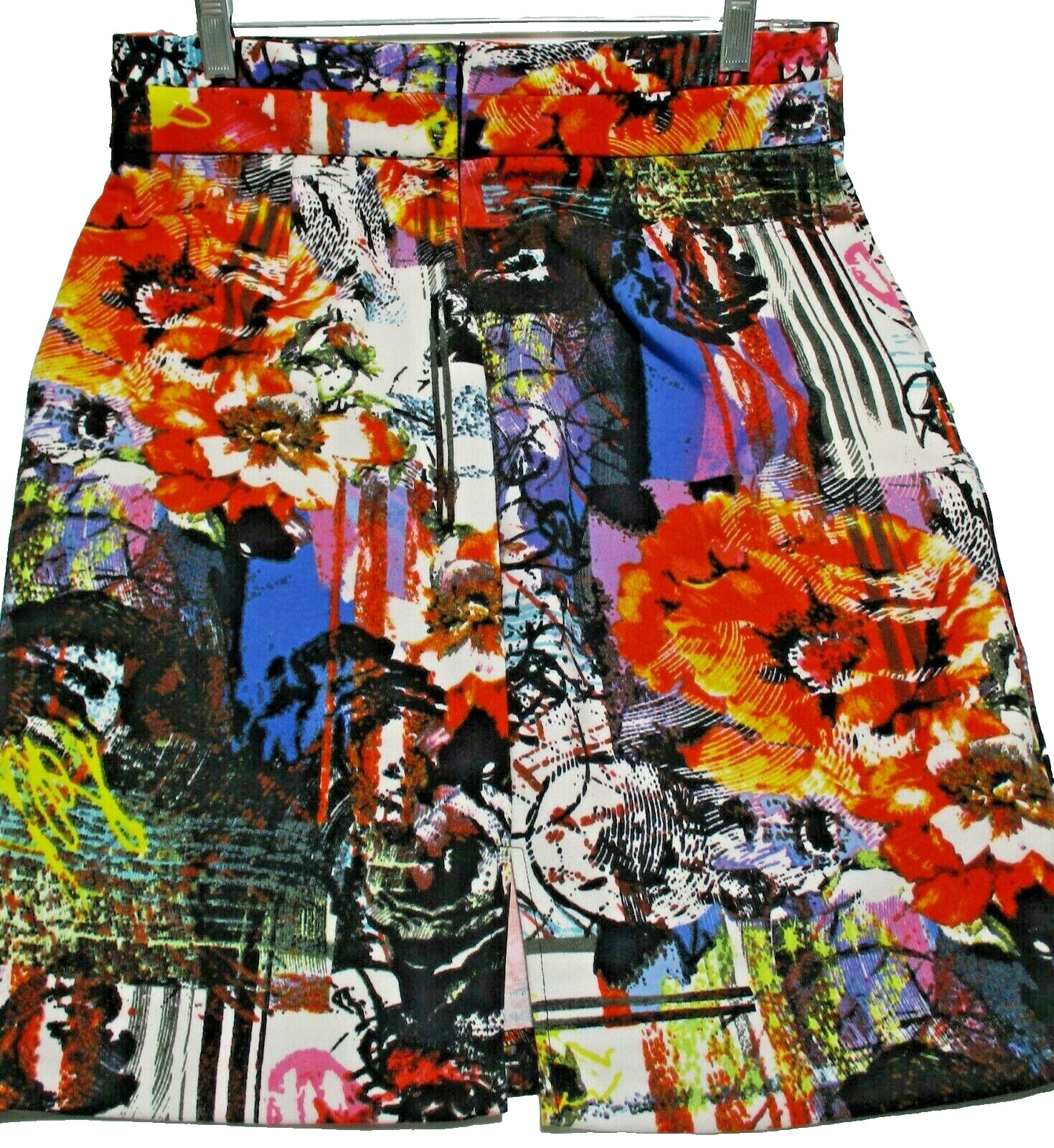 Grace Elements Stretch Red Abstract Print High Wa… - image 2