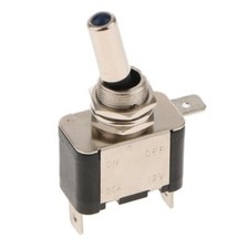Schwerlast Kippschalter 12V Ein/Aus Auto Armaturenbrett 12 Volt 25A Blau LED