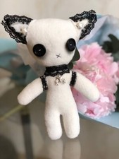 Soft toy in gothic style, handmade