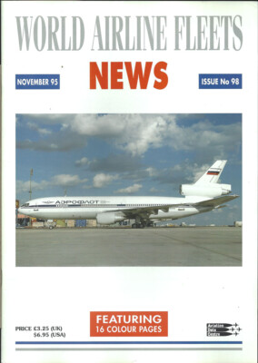 World Airline Fleets News 11/95 [1034] Buy 4+ save 50%