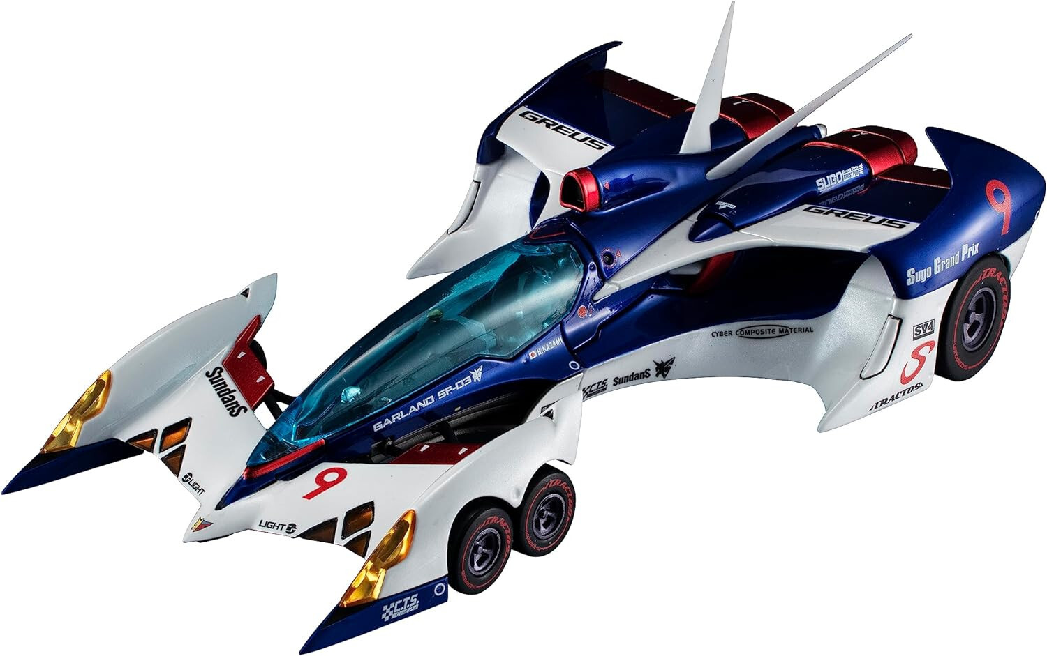 ВАРИАТИВНОЕ ДЕЙСТВИЕ FUTURE GPX CYBER FORMULA SAGA GARLAND SF-03 в ливрейном исполнении