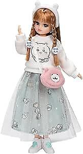 TAKARA TOMY Licca-chan Puppe LD-08 Chikawa Daisuki Licca-chan Anziehspiel - Bild 1 von 3