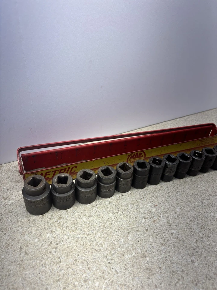 Mac Tools 1/2 drive shallow metric impact set - Image 3 of 4