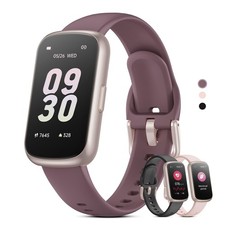 Fitness Tracker with 24/7 Heart Rate, , Sleep Tracker, Pedometer, 3 Colorful ...
