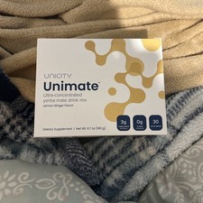Unicity Unimate LEMON GingerYERBA MATE 30 Stick Packs/Sachets Exp 6/2027 New