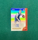 2024-25 Topps Finest #FBA-CS Cam Spencer Flashback Auto Refractor Rookie Memphis