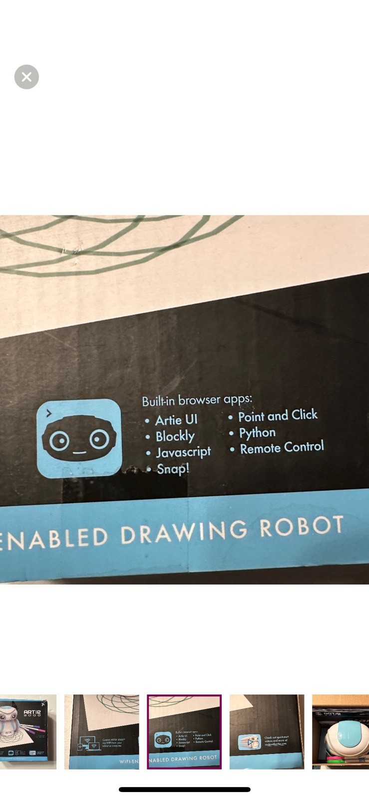 Educational Insights Artie 3000 The Coding Robot Stem Toy WiFi Drawing Robot