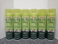 6 X ORS Olive Oil Nourishing Sheen Spray infused with Coconut Oil 10 OZ/EACH