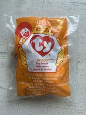 McDonalds 1998 - Bongo The Monkey 2 Ty Teenie Beanie Baby NEW NIP