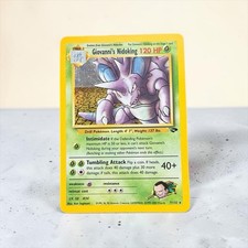 Giovanni’s Nidoking 7/132 Holo Rare – Gym Challenge Unlimited Pokémon WOTC NM