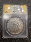 1928 P AU 55 Silver Peace Dollar Details Cleaned