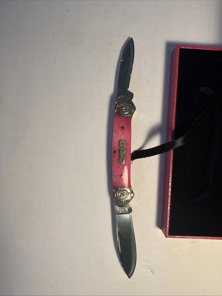 Navaja de bolsillo descontinuada Pink Lady Colt Canoa CT376 Foto 3 de 4