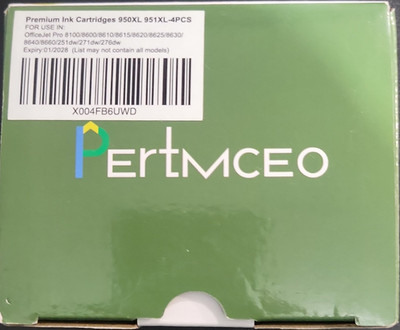 PERTMCEO Premium Ink Cartridges 950XL 951XL for HP OfficeJet Pro 8100 8600