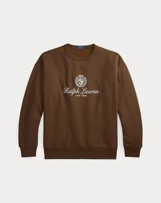 Polo Ralph Lauren Relaxed Fit Fleece Graphic Sweatshirt Branch Brown Size XL - Image 1 of 4