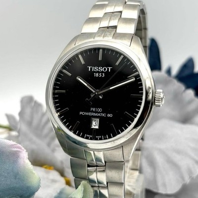 Excellent TISSOT Powermatic 80 Automatic Watch 39mm PR100 Auth Japan