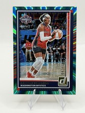 2025 Donruss WNBA #4 Aaliyah Edwards Teal Lazer #/125 Mystics