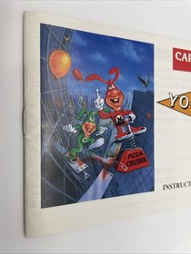 YO! NOID Nintendo NES Instruction Booklet, Capcom, - MANUAL ONLY