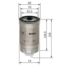 Kraftstofffilter Bosch 1457434105 für Alfa Romeo Audi Citroën Daf Daihatsu Fiat