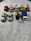 Vintage matchbox cars and truck toys lot of 9