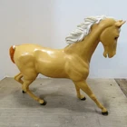 Louis Marx Toys Vintage Johnny West 13.5” Palomino Thunderbolt Horse 1960s