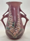 Vintage Roseville Pottery Foxglove 6” Flower Vase 44-6