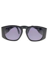 CHANEL Sunglasses Wellington Plastic Black Ladies 01450 94305 Coco Mark