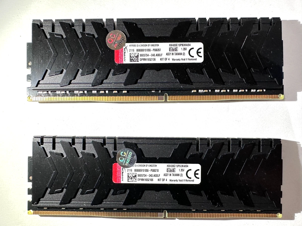 PC4-24000 (DDR4-3000) Bus Speed 32 GB Total Capacity DDR4 SDRAM