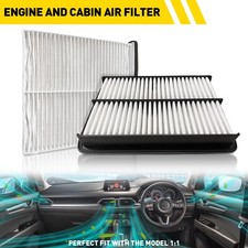 Engine + Cabin Air FIlter for Mazda CX-5 2014-2022 L4 Naturally 2.5L Aspirated