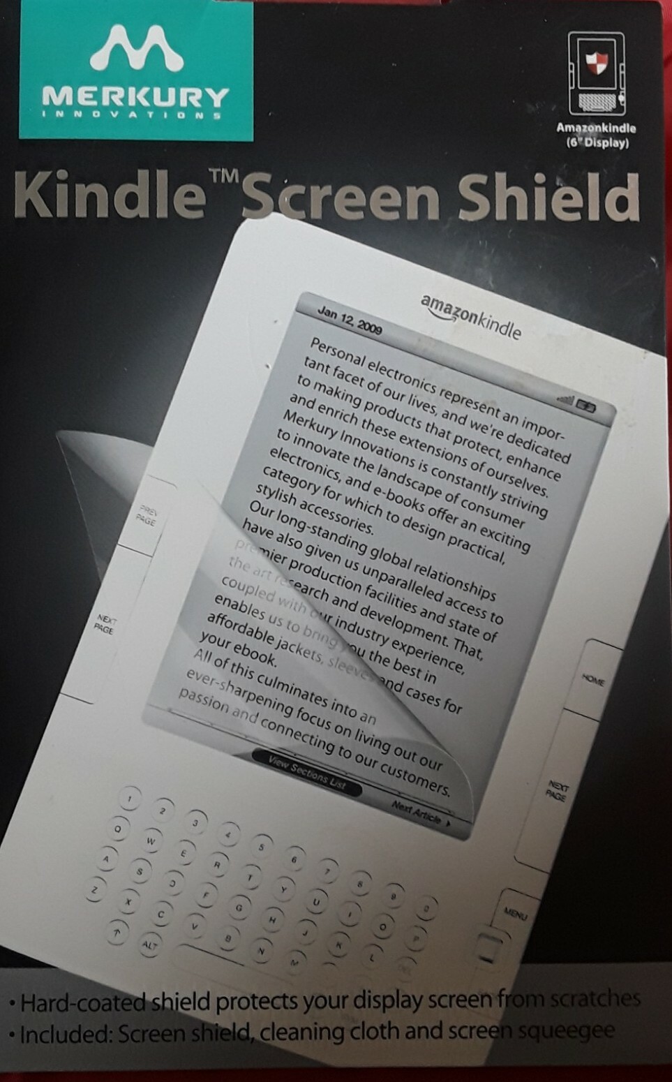 Kindle Screen Shield For 6