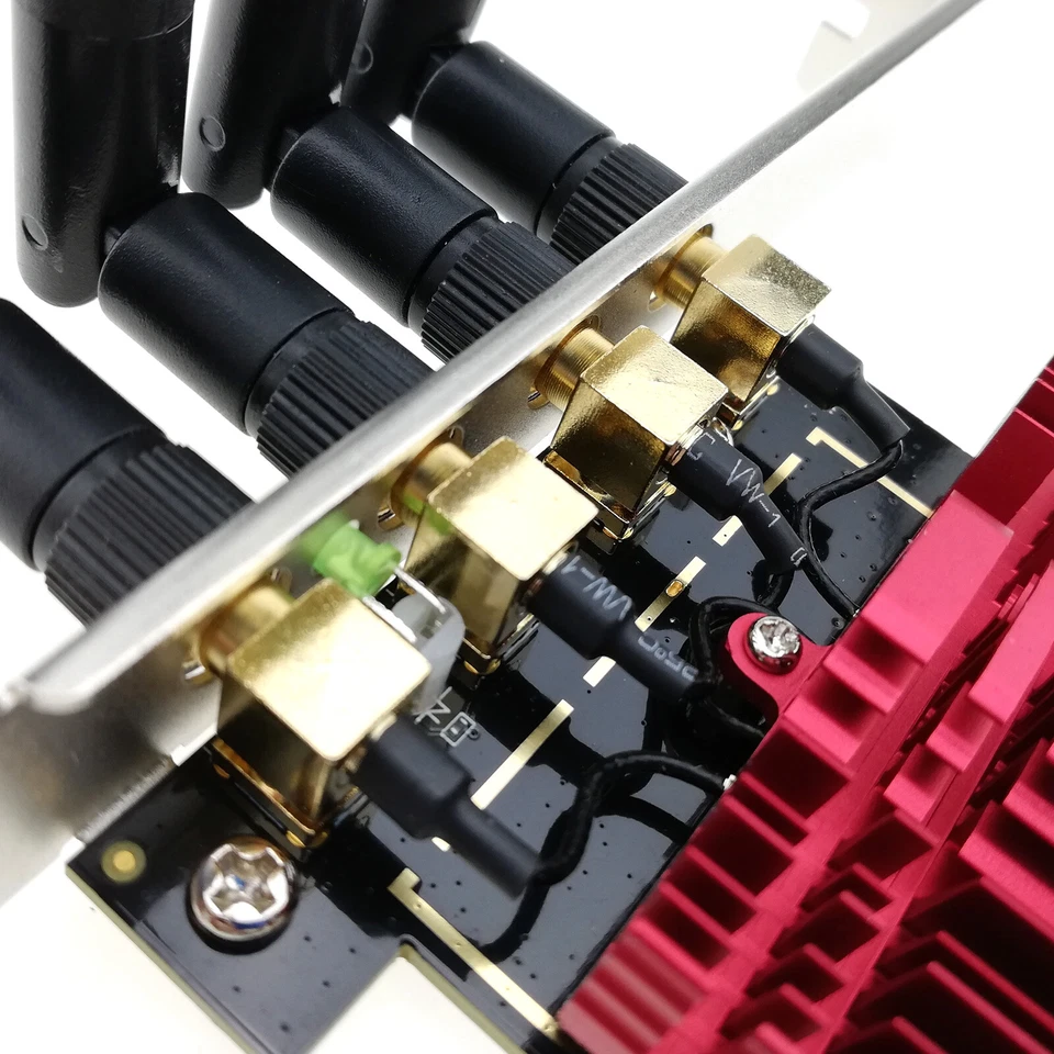 Desktop PC PCIe Wireless Network Adapter WiFi Dual Band 1900Mbps 2.4GHz 5GHz BT - Image 2 of 4