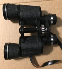 Vintage Lentar Coated Optics Binoculars 7x35 Field 6,8 Degree With Case