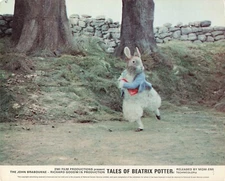 Tales of Beatrix Potter 1971 Movie Lobby Card Anthropomorphic Rabbit Photo *P87c