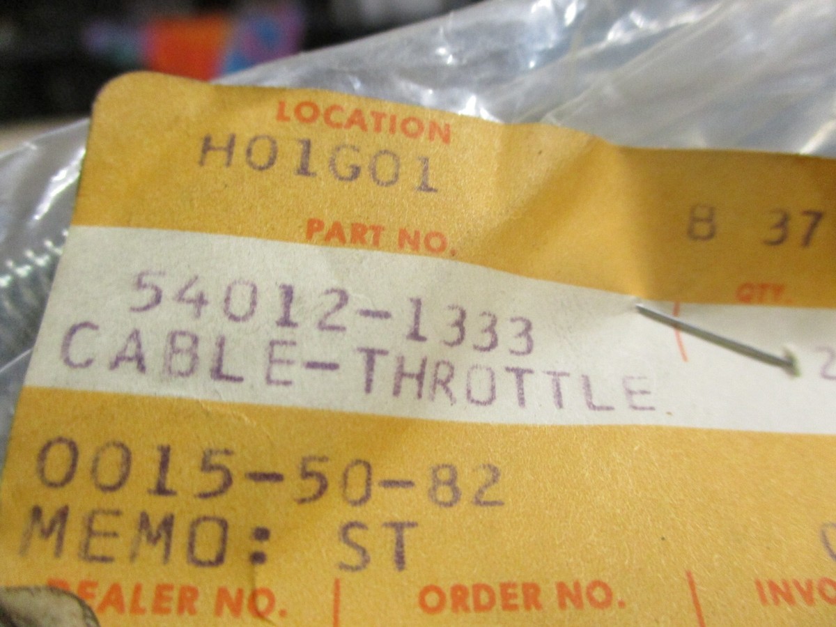 NOS Kawasaki Kx60 Throttle Cable 54012-1333 for sale online | eBay