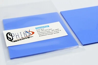 SPHINX 100x100x2.5mm GPU Heatsink Thermal Conductive Pad For repair PlayStation, XBox