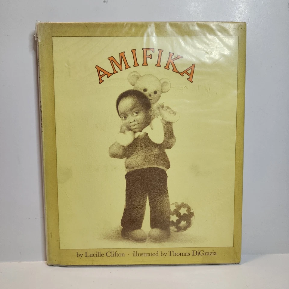 Amifika Picture Book By Lucille Clifton First Edition Ex-Library Hardcover 1977 - Image 2 of 4