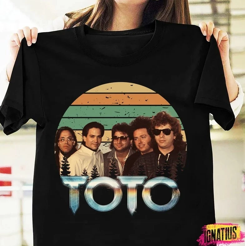 Toto American Rock Band Vintage T-Shirt - 1970s 1980s Rock Lovers T-Shirt