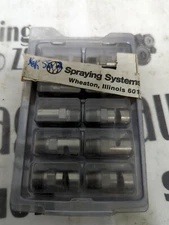SPRAYING SYSTEMS CO.,1/8 KSS 2,STAINLESS SPRAY NOZZLES LOT OF 10 NOS 