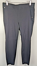 Maurices Dress Pants Women  s Large Short Pull-On Skinny Ankle Black