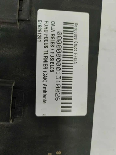 518261201 Porta Fusibili per FORD FOCUS FAMILIAR (CAK) Ambiente 1999 1310026 - Foto 6 di 9