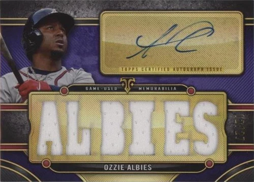 2024 Topps Triple Threads - Ozzie Albies #TTAR-ALB1