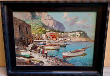 Felice Giordano. (Napoli 1880 - Capri 1964)  '' VEDUTA DI CAPRI''  NAPOLI
