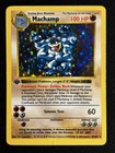 1999 Pokémon Base Set Shadowless 1st Edition Machamp #8/102 Holo RARE