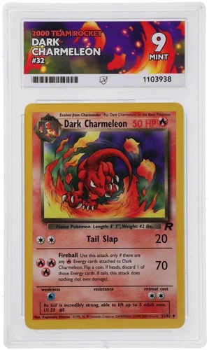 Dark Charmeleon 32/82 2000 Team Rocket - English Ace 9 Pokemon TCG