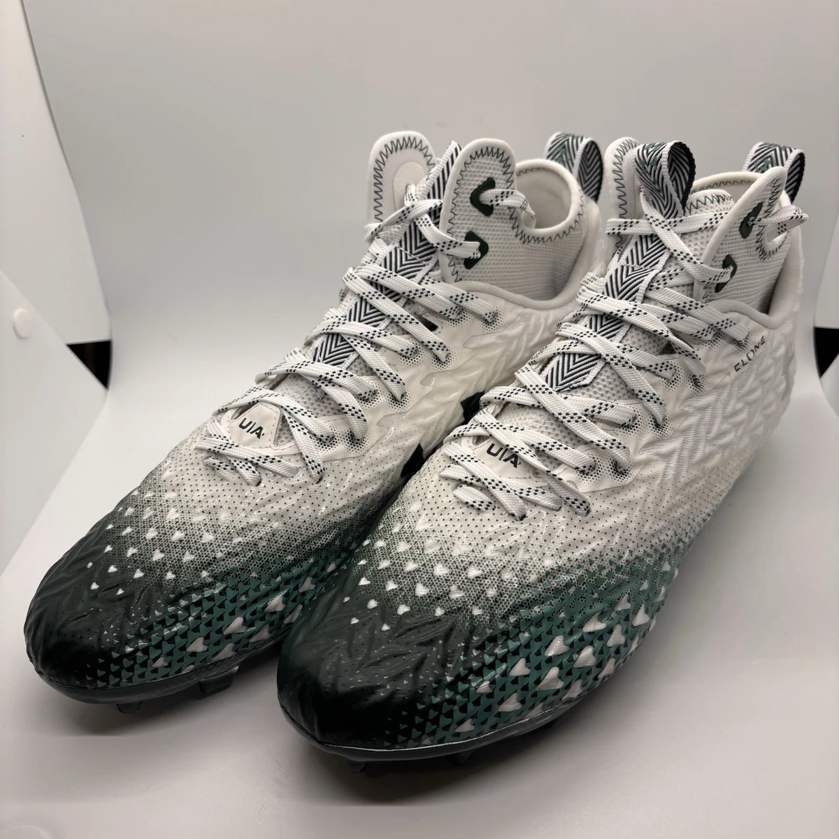 Under Armour Spotlight Clone 3.0 MC White Forest Green for sale | eBay