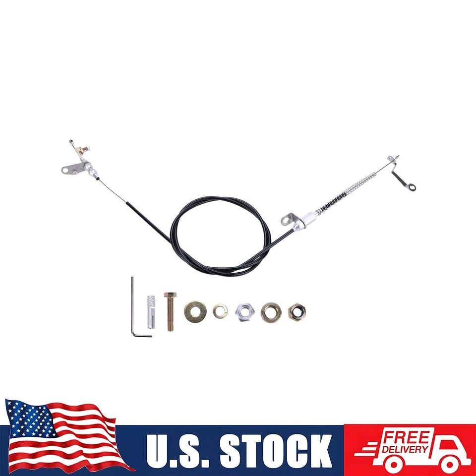 New Kickdown Cable Kit KD-2AODU For Ford/AOD Lokar E150 E250 E350 1981 1982-1993 Foto 2 de 4