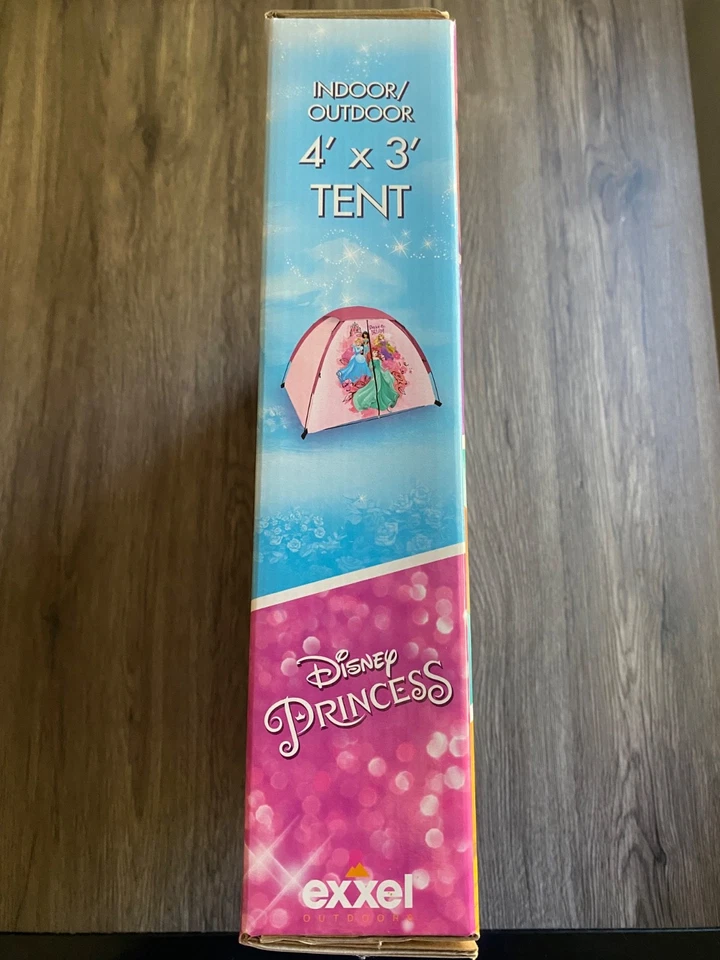 New Pink Disney Princess indoor/outdoor 4’ x 3’ tent - kids play tent - Image 3 of 3