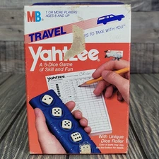 1980s Yahtzee Travel Edition New Factory Sealed Milton Bradley MB 1986 Dice Game