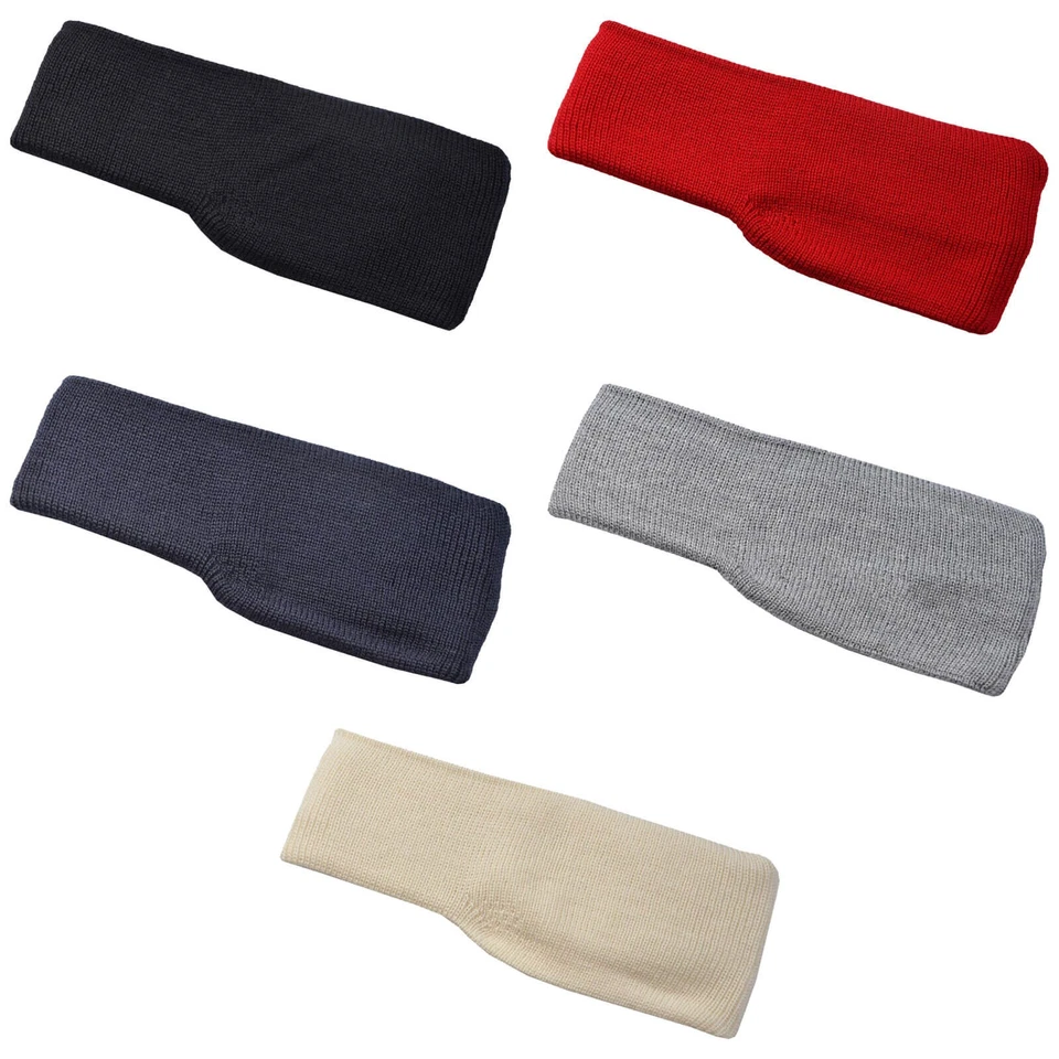 tomBrook Unisex Stirnband Kopfband Mit Ohr Schurwolle Baumwoll-Innenfutter